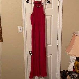 Red Halter Top Dress